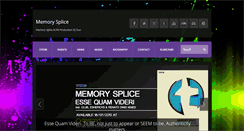 Desktop Screenshot of memorysplice.com